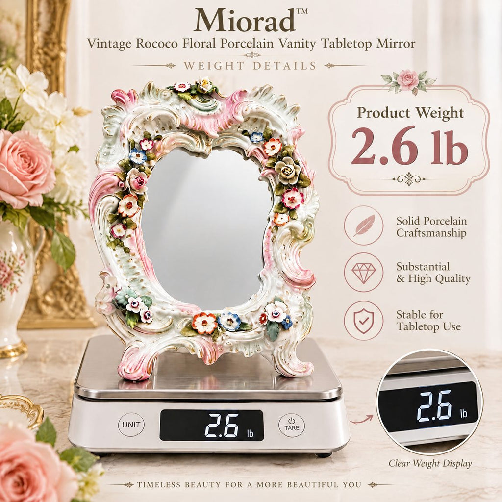 Miorad™ Modern Irregular Sculptural Table Mirror photo 3