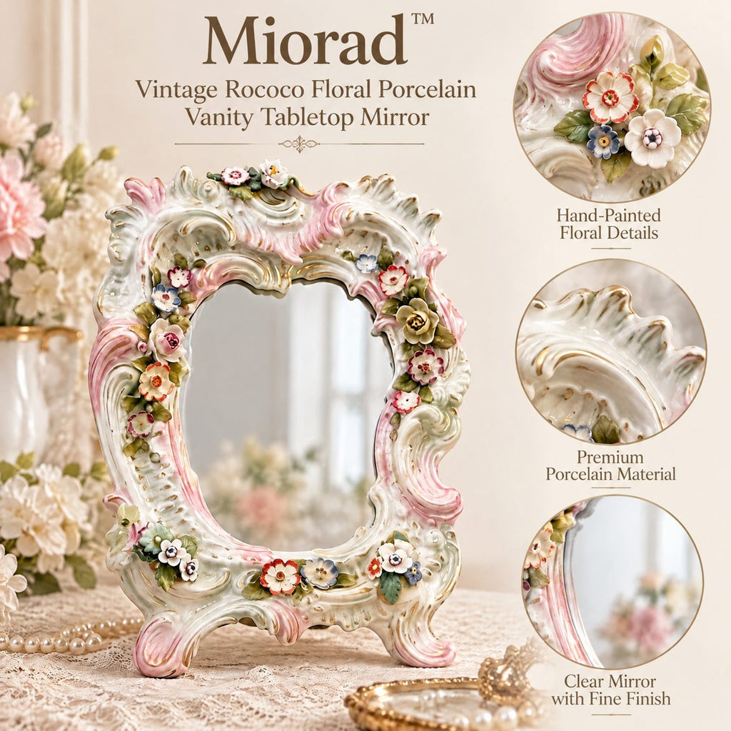 Miorad™ Modern Irregular Sculptural Table Mirror photo 4