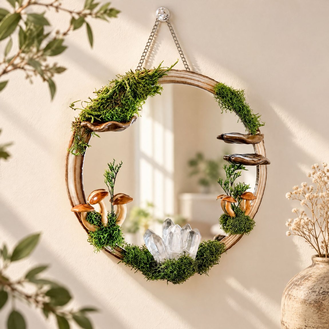 Miorad™ Gold Baroque Round Ornate Vanity Mirror photo 1