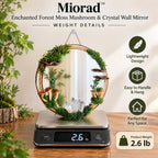 Miorad™ Gold Baroque Round Ornate Vanity Mirror photo 2