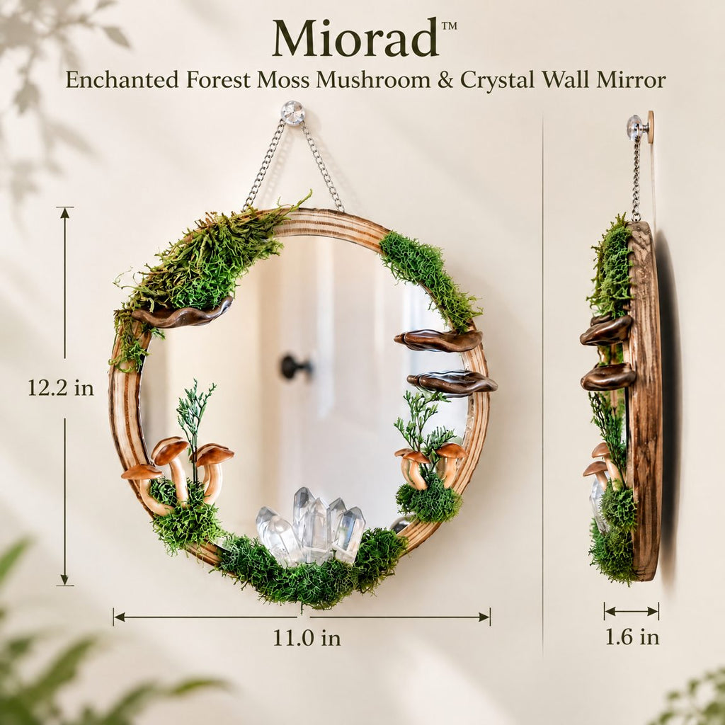 Miorad™ Gold Baroque Round Ornate Vanity Mirror photo 3
