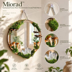 Miorad™ Gold Baroque Round Ornate Vanity Mirror photo 4