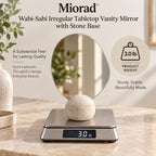 Miorad™ Ivory Swirl Sculptural Standing Mirror product image 3