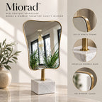 Miorad™ Silver Ornate Baroque Tabletop Mirror product image 5